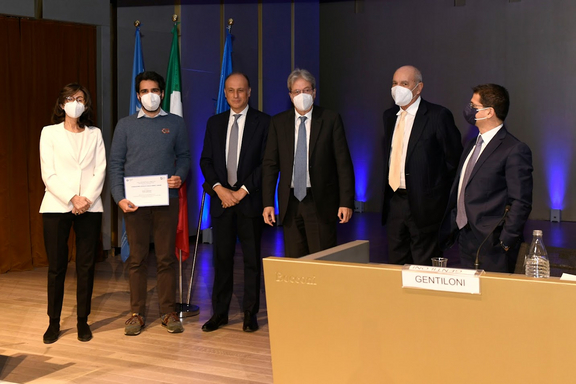 Awarding ceremony at Bocconi University
