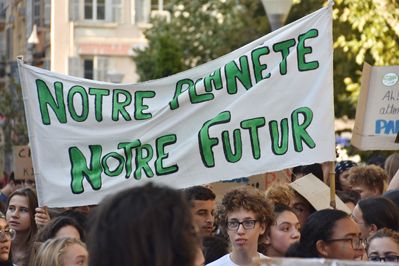 Climate demo Marseille credit GERARD BOTTINO Shutterstock