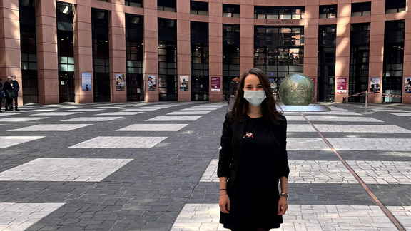 Mara Balasa (SSE) in Strasbourg