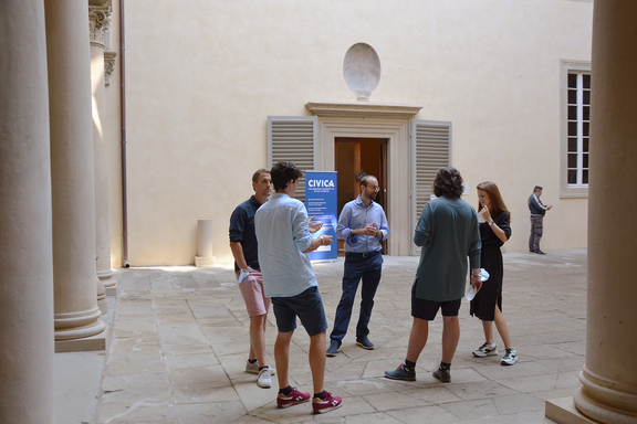 CIVICA PhDs in a conversation on EUI campus