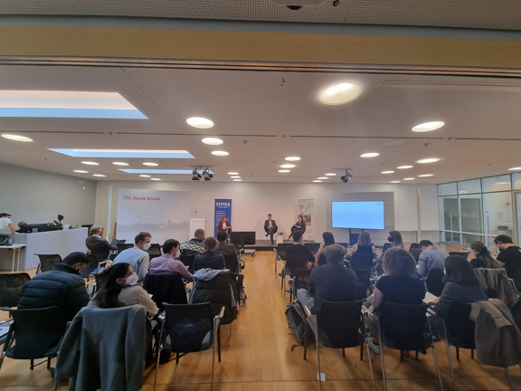 Public Lecture audience in the Forum, Hertie School