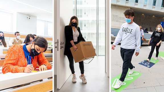The Bocconi campus at the start of the academic year 20/2021 