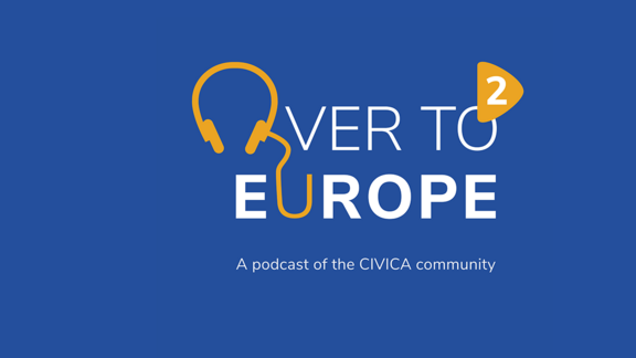 Illustration Over to Europe podcast